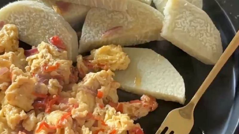 Boiled Yam and Egg
